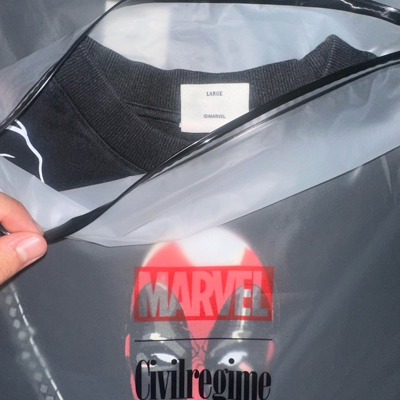 CIVIL REGIME X DARC SPORT X MARVEL DEADPOOL “METAL CORE” SHIRT - Picture 11 of 11